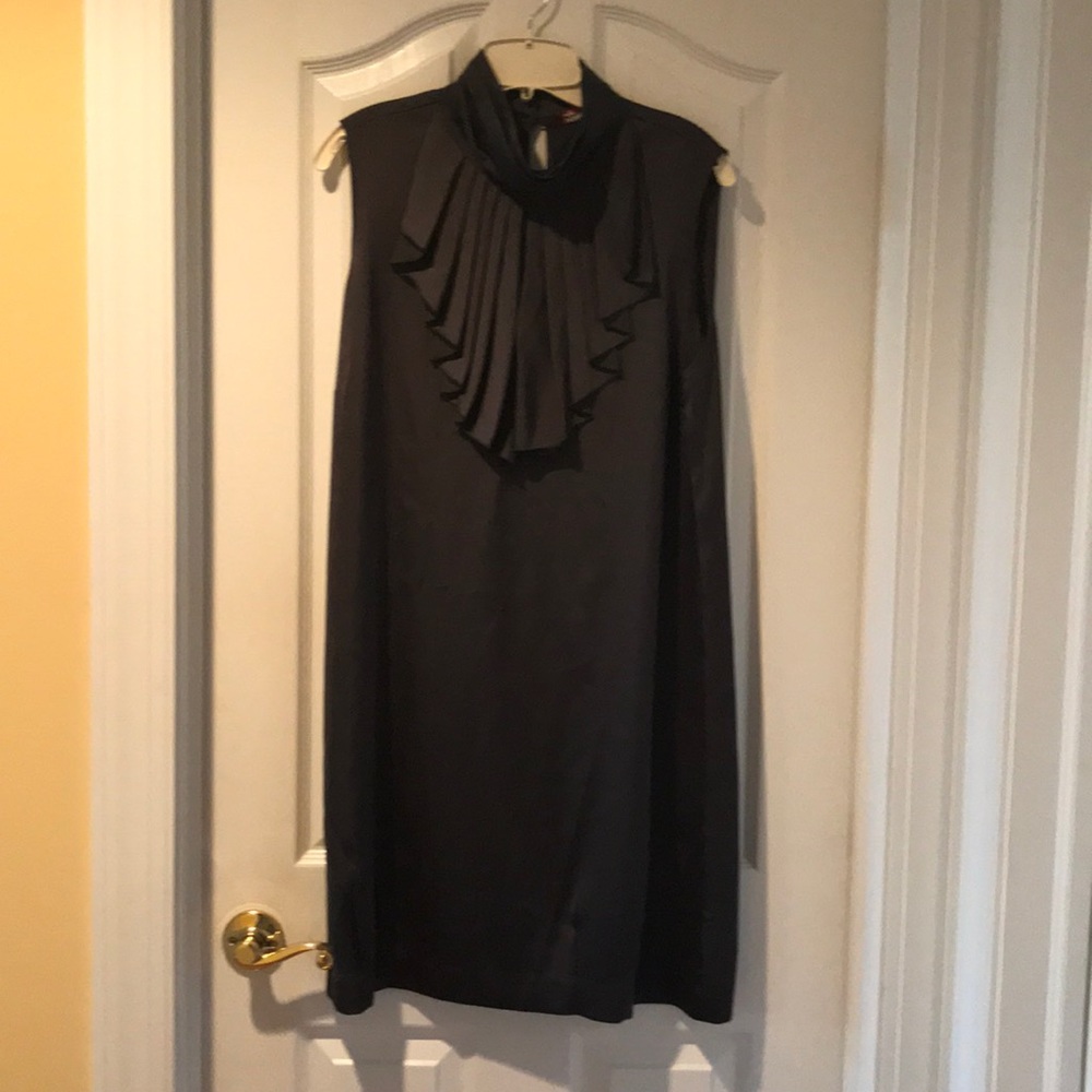 Dark grey sleeveless dress